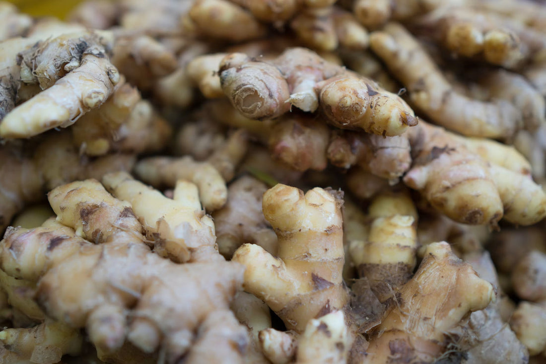 Dried herbs and loose leaf tea ingredients for menstrual cramp relief